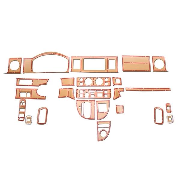 エブリィ インテリアパネル DA64V DA64W エブリイバン エブリイワゴン 24P 茶木目調 H17.8〜H27.2 内装 インパネ 3D | エブリイワゴン | 03