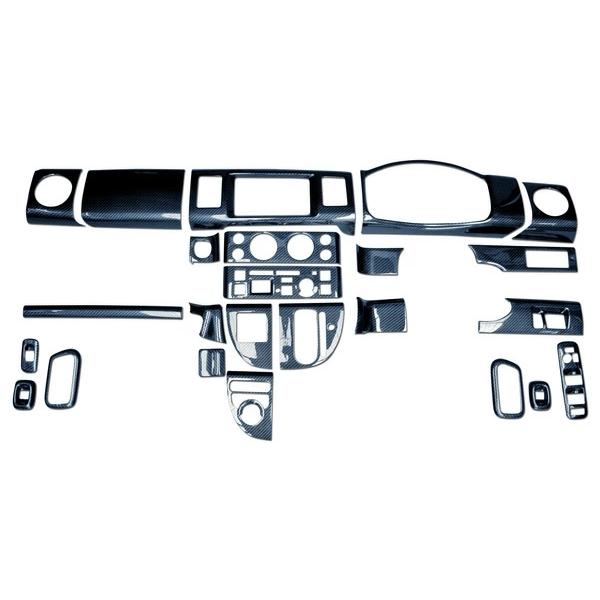 エブリィ インテリアパネル DA64V DA64W エブリイバン エブリイワゴン 24P 綾織カーボン調 H17.8〜H27.2 内装 インパネ | エブリイワゴン | 01