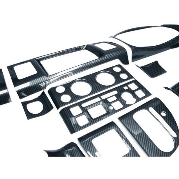 エブリィ インテリアパネル DA64V DA64W エブリイバン エブリイワゴン 24P 綾織カーボン調 H17.8〜H27.2 内装 インパネ | エブリイワゴン | 02