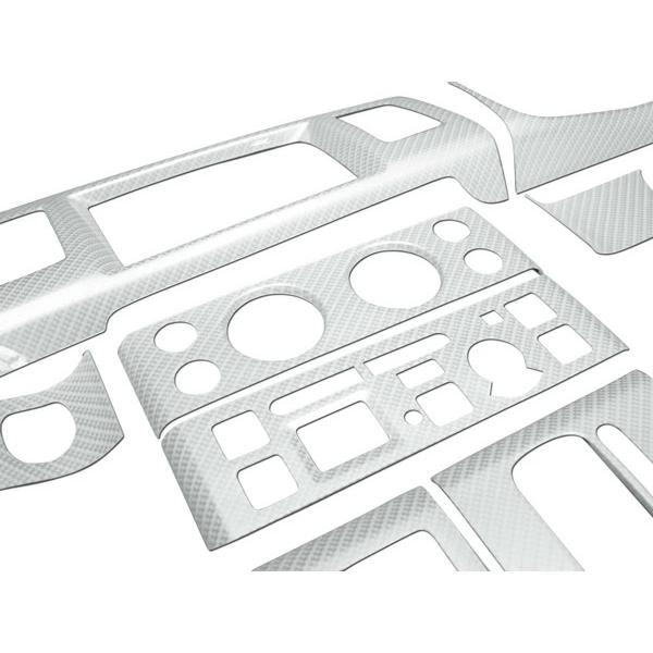 エブリィ インテリアパネル DA64V DA64W エブリイバン エブリイワゴン 24P 綾織ホワイトカーボン調 H17.8〜H27.2 内装 | エブリイワゴン | 02