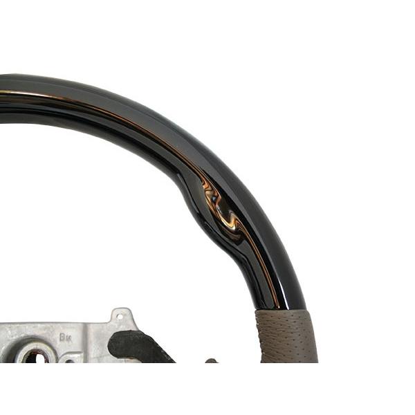 エブリイバン エブリイワゴン DA64V DA64W ステアリング ハンドル スタンダードタイプ ピアノブラック H17.8〜H27.2 レザー | エブリイワゴン | 02