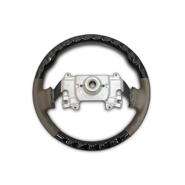 エブリイバン エブリイワゴン DA64V DA64W ステアリング ハンドル スタンダードタイプ ピアノブラック H17.8〜H27.2 レザー | エブリイワゴン | 03