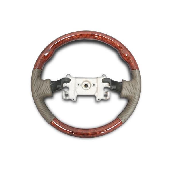 エブリイバン エブリイワゴン DA64V DA64W ステアリング ハンドル スタンダードタイプ 茶木目調 ハンドル H17.8〜H27.2 レザー | エブリイワゴン | 01