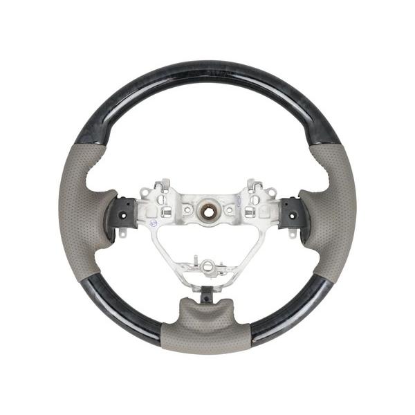 エブリイワゴン DA17W ハンドル ステアリング スタンダードタイプ 黒木目調 純正交換 H27.2〜 交換 木目調 ワゴン レザー | エブリイワゴン | 01