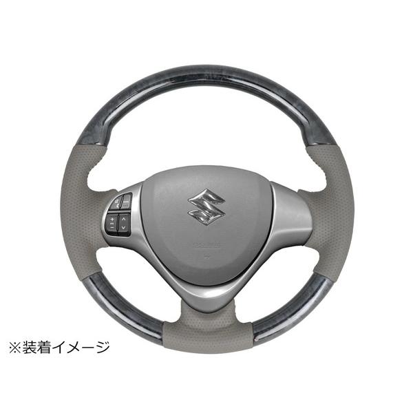 エブリイワゴン DA17W ハンドル ステアリング スタンダードタイプ 黒木目調 純正交換 H27.2〜 交換 木目調 ワゴン レザー | エブリイワゴン | 05