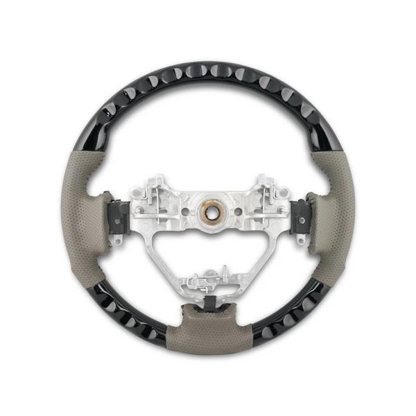 エブリイワゴン DA17W ステアリング ハンドル スタンダードタイプ ピアノブラック H27.2〜 交換タイプ パンチングレザー ワゴン | エブリイワゴン | 04