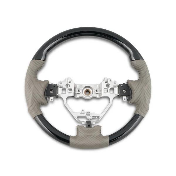 エブリイワゴン DA17W ステアリング ハンドル ガングリップ ピアノブラック H27.2〜 交換タイプ パンチングレザー ワゴン | エブリイワゴン | 01