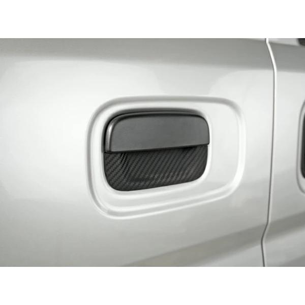 エブリイバン エブリイワゴン DA17V DA17W ドアハンドル ラバープロテクター カーボン調 H27.2〜 傷防止 保護カバー 外装 | エブリイワゴン | 06