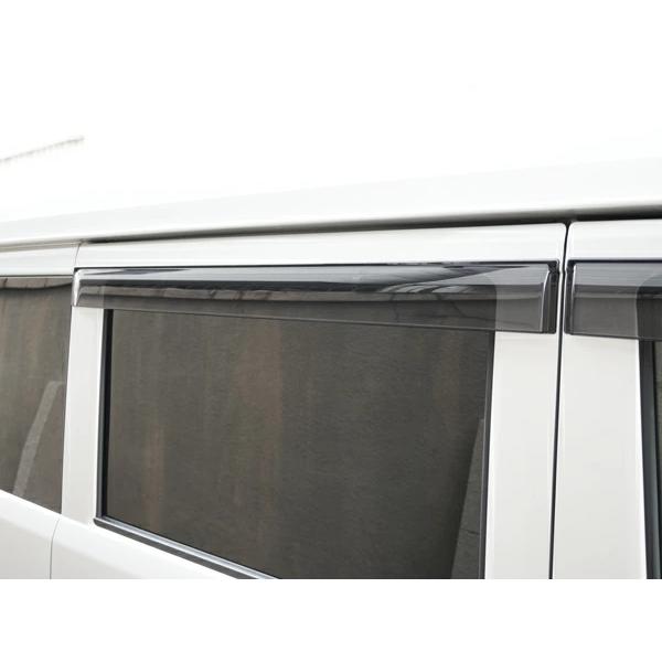 エブリイバン エブリイワゴン DA17V DA17W スモーク ドアバイザー 4P H27.2〜 雨除け 後付け cqyd00000008 | エブリイワゴン | 05