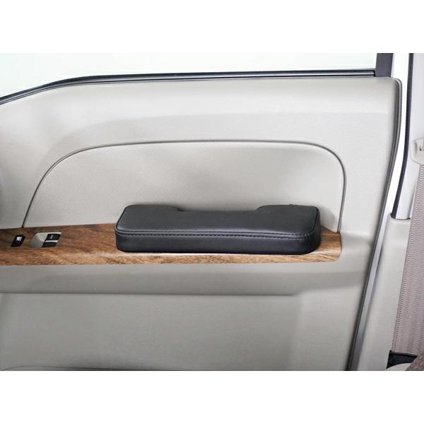 エブリイバン エブリイワゴン DA64V DA64W アームレスト レザー サイド 運転席・助手席用 ブラック 肘置き エブリィ 2個セット | エブリイワゴン | 04