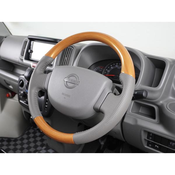 エブリィバン DA17V ハンドル ステアリング スタンダード スズキ レザー 黒木目調 ピアノブラック ユーカリ茶木目調 内装 3種類 | エブリイワゴン | 18