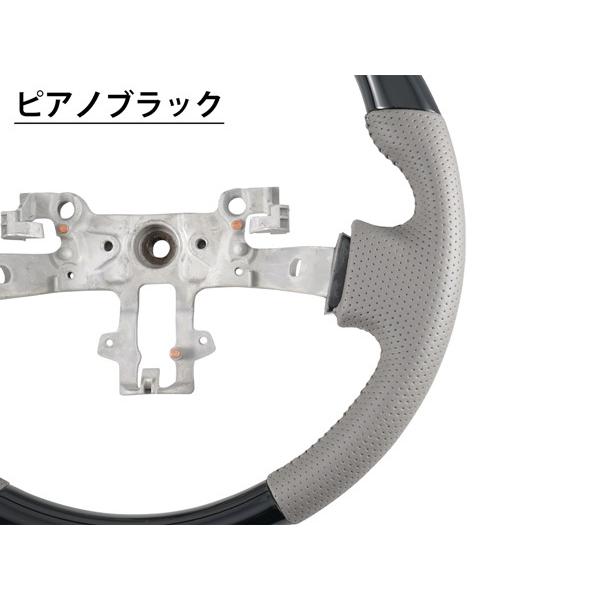 エブリィバン DA17V ハンドル ステアリング スタンダード スズキ レザー 黒木目調 ピアノブラック ユーカリ茶木目調 内装 3種類 | エブリイワゴン | 09