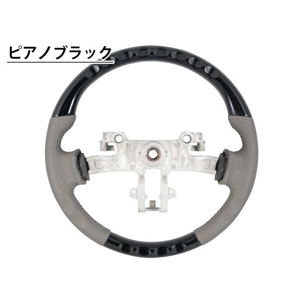 エブリィバン DA17V ハンドル ステアリング スタンダード スズキ レザー 黒木目調 ピアノブラック ユーカリ茶木目調 内装 3種類 | エブリイワゴン | 10