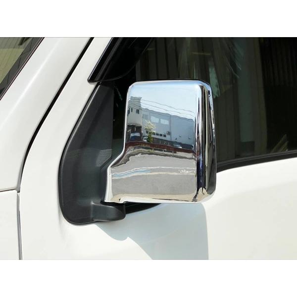 エブリィバン DA17V メッキ ドア ミラーカバー キャリィトラック DA16T DA16T クリッパーバン DR17V クリッパートラック DR16T スクラムバン DG17V | スズキ | 05