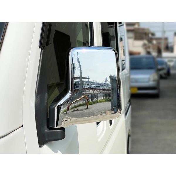 エブリィバン DA17V メッキ ドア ミラーカバー キャリィトラック DA16T DA16T クリッパーバン DR17V クリッパートラック DR16T スクラムバン DG17V | スズキ | 06