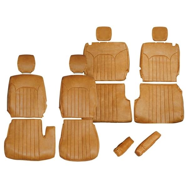 エブリイワゴン DA17W ヴィンテージ ブラウン レザー シートカバー JPターボ / PZターボ / PZターボスペシャル用 1558 | エブリイワゴン | 02