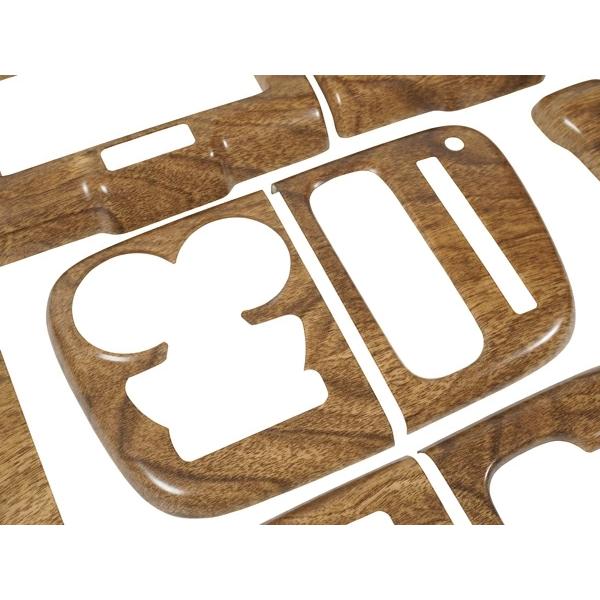 DA17V DA17W エブリィバン エブリィワゴン インテリアパネル 19P ナチュラルウッド調 スズキ エブリイ 内装 3D 貼付けタイプ | エブリイワゴン | 03