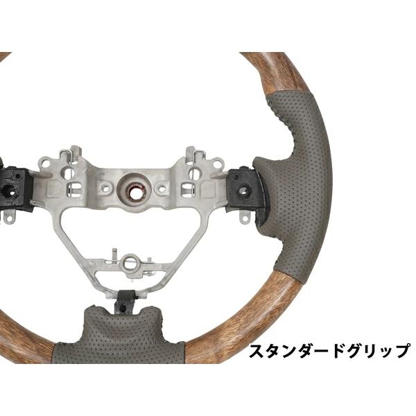 エブリイワゴン DA17W ナチュラルウッド調 ハンドル ステアリング スタンダード ガングリップ 木目調 レザー スズキ 専用設計 | エブリイワゴン | 02