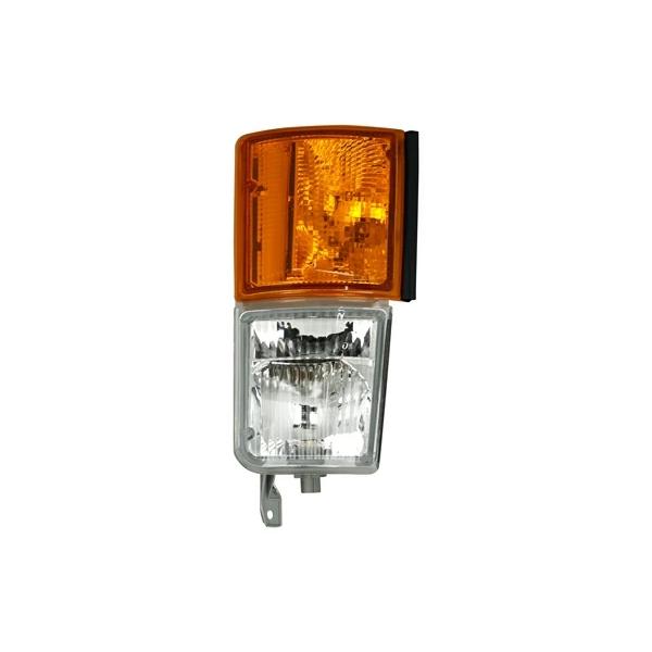 ニューファイター 標準ボディ ワイドボディ ヘッドライト ハロゲン コーナーレンズ オレンジ 純正タイプ セット H11.4〜H17.10 | 三菱ふそう | 04