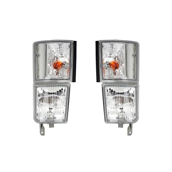 ニューファイター 標準ボディ ワイドボディ 純正タイプ クリアコーナーレンズ 左右セット H11.4〜H17.10 三菱 ふそう | 三菱ふそう | 01