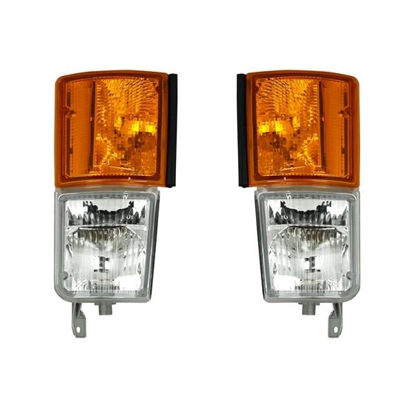 ニューファイター 標準ボディ ワイドボディ ウインカーレンズ オレンジ 純正 左右セット H11.4〜H17.10 | 三菱ふそう | 01