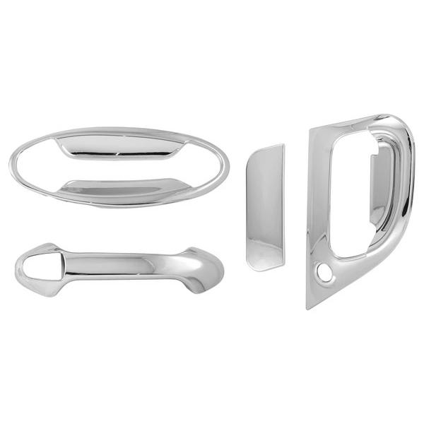 三菱ふそう NEWファイター メッキ ドアハンドルプロテクター ドアハンドルガーニッシュ 4Pセット | 三菱ふそう | 01