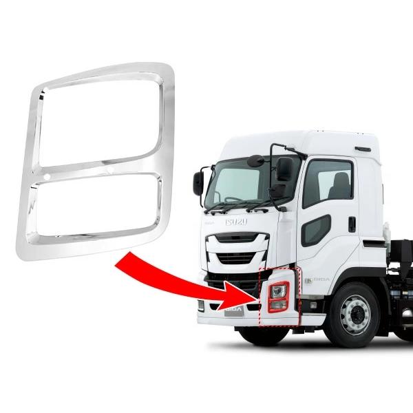 いすゞ ファイブスターギガ メッキ ヘッドライトガーニッシュ ヘッドライトカバー H27.11〜 | いすゞ | 05