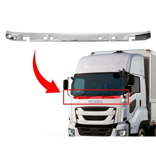 いすゞ ファイブスターギガ メッキ ワイパーパネル 3分割 貼り付けタイプ | いすゞ | 06