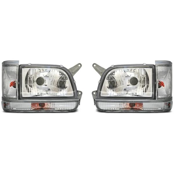 ハイエース 100系 バン 中期〜最終型 ヘッドライト コーナーレンズ