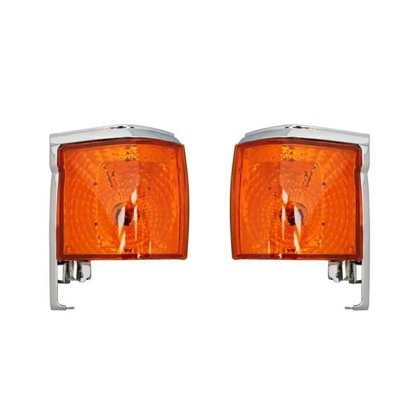 ハイエース 100系 バン 中期〜最終型 コーナーレンズ オレンジ 左右セット H5〜H16  交換 修理 フロント パーツ ランプ | ハイエース | 01