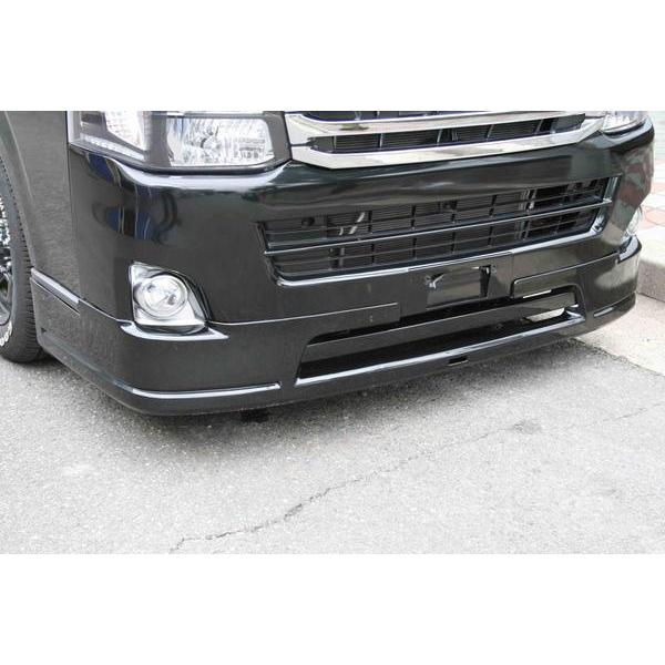 ハイエース 200系 3型 標準ボディ用 フロントリップ スポイラー Ver.2 H22.8〜H25.12 未塗装 ドレスアップ（SE40）◇ | ハイエース | 04