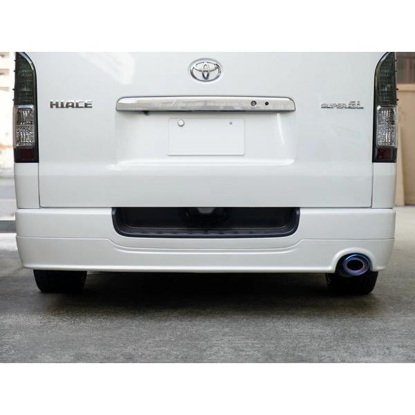 ハイエース 200系 標準ボディ リアハーフスポイラー H16〜 1型 2型 3型 4型 5型 6型 7型 アンダー バンパー  (SE40)◇ | ハイエース | 02