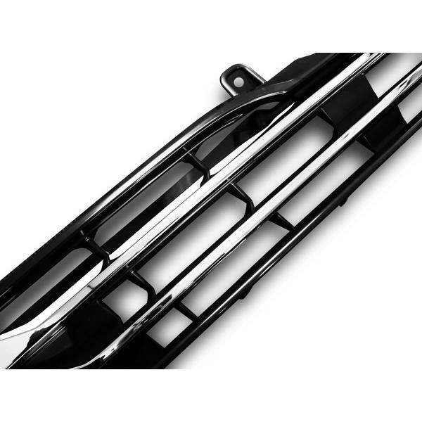 ハイエース 200系 3型 ワイドボディ用 メッキグリル 純正オプションタイプ レジアスエース フロント 交換 カスタム メッキパーツ | ハイエース | 02