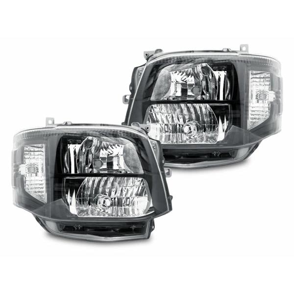 ハイエース 200系 3型 HID ヘッドライト ブラックインナー 4灯式 レジアスエース H22.8〜H25.12 レベライザー対応 修理 交換 | ハイエース | 01