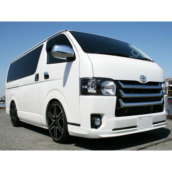 ハイエース 200系 4型 5型 6型 7型 ヘッドライト ブラックインナー H4 ハロゲン 純正タイプ レジアスエース H25.12〜 | ハイエース | 05