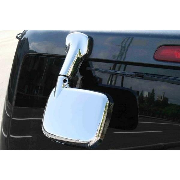 ハイエース 200系 メッキ リアアンダー ミラーカバー 貼付けタイプ傷防止 メッキ リアゲート 1型 2型 3型 4型 現行 標準 ワイド | ハイエース | 01