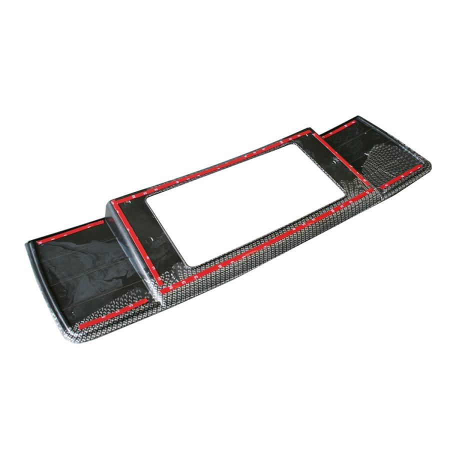 ハイエース 200系 ナンバーガーニッシュ ライセンスプレート ナンバーフレーム 綾織カーボン調 | ハイエース | 03