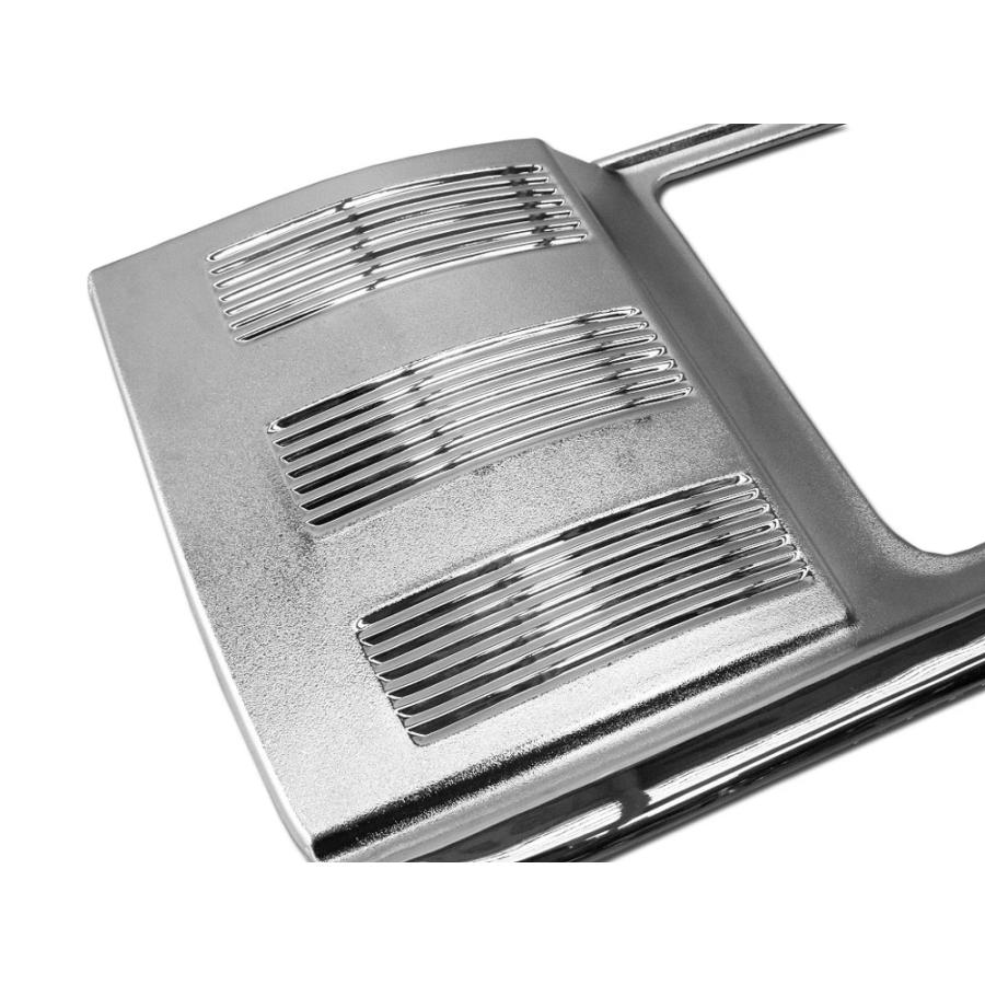 ハイエース 200系 メッキ ナンバーガーニッシュ ライセンスプレート ナンバーフレーム Ver.2 メッキパーツ フレーム | ハイエース | 03