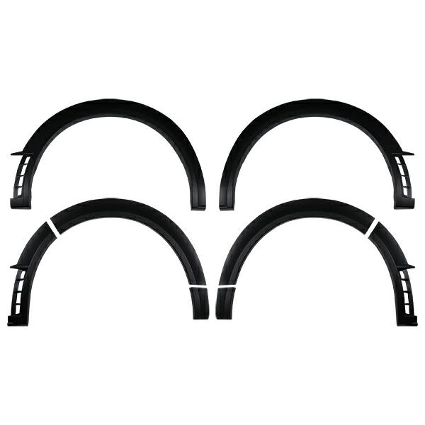 ハイエース 200系 オーバーフェンダー エアロディフューザータイプ ABS製 8P  全年式 フロント リア 左右 専用 フロント リア | ハイエース | 02