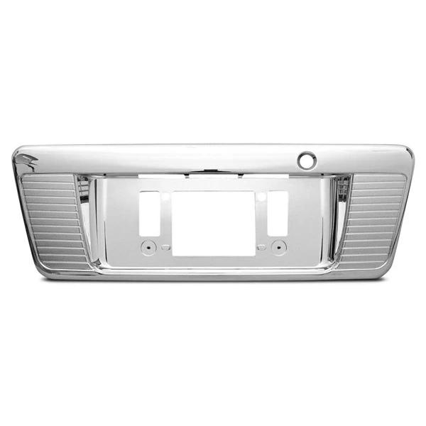 ハイエース 200系 メッキ リアゲート ナンバーガーニッシュ リアゲートノブ 貼付けタイプ プレート 外装 カスタム リア パーツ | ハイエース | 01