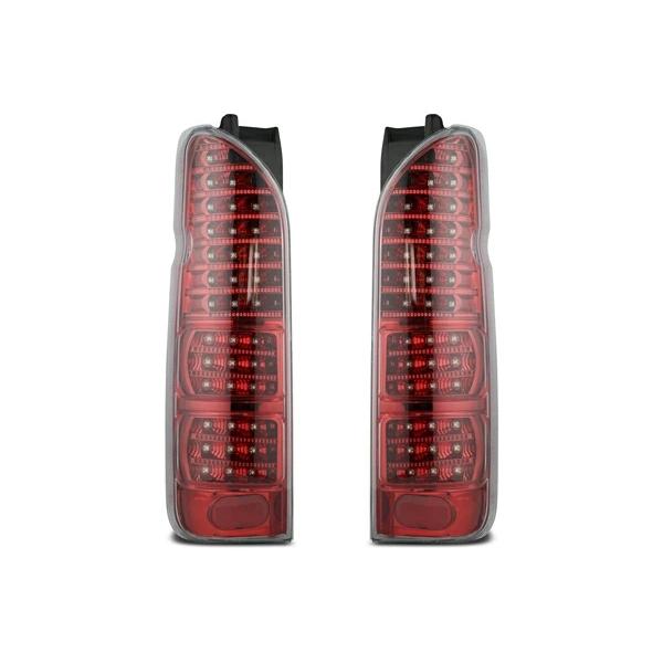 ハイエース 200系 LEDテールランプ オールインナーレッド クリアレンズタイプ レジアスエース H16〜 全車対応 バックランプ カスタム | ハイエース | 01