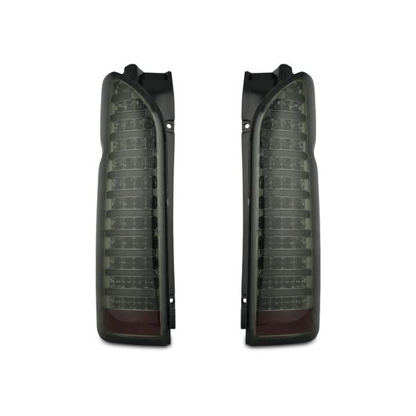 ハイエース 200系 テールランプ ファイバールックLED インナーメッキ スモークレンズタイプ レジアスエース H16〜 バックランプ | ハイエース | 01