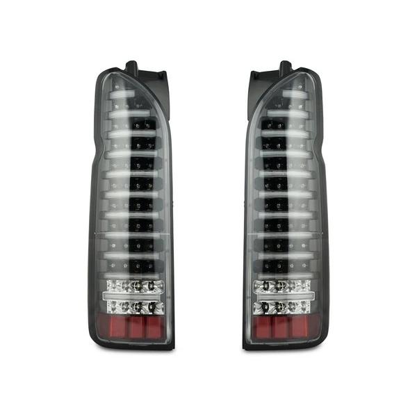 ハイエース 200系 テールランプ ファイバールックLED インナーブラック クリアレンズタイプ レジアスエース H16〜 バックランプ | ハイエース | 01