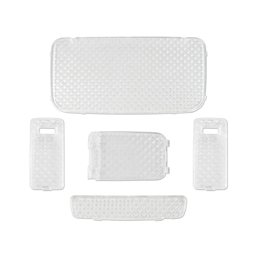 200系 ハイエース 4型 5型 6型 7型 S-GL 専用 SMDルームランプ ルームランプカバー 14点セット ルームランプ 室内 現行 | ハイエース | 02