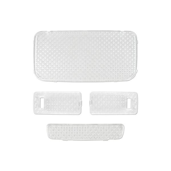 200系 ハイエース 1型 2型 3型 S-GL クリスタルレンズルームランプカバー 4点 内装 レンズカバー 室内 車種専用 | ハイエース | 01