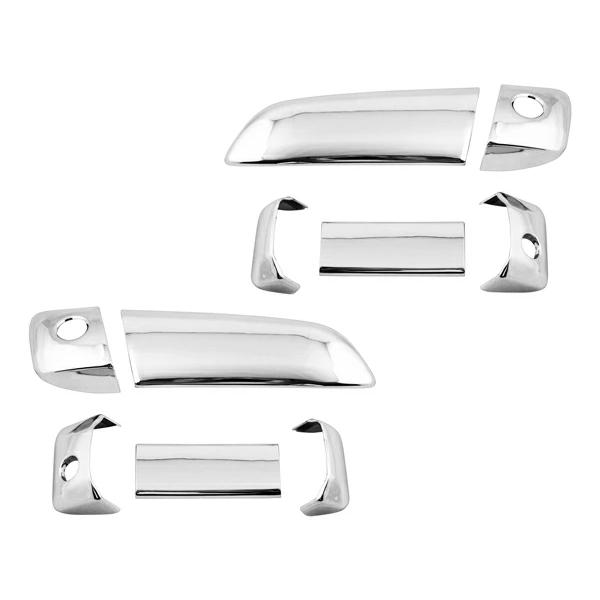 ハイエース 200系 メッキ ドアハンドルカバー ドアノブ レジアスエース H16〜 サイド 傷防止 保護 プロテクター 標準 ワイド | ハイエース | 01