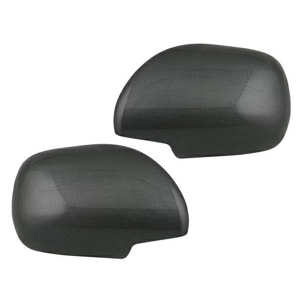 ハイエース 200系 S-GL ドアミラーカバー 平織カーボン調 左右セット ミラー 鏡 H16〜 2個 傷防止 保護 外装 貼付け カバー | ハイエース | 01