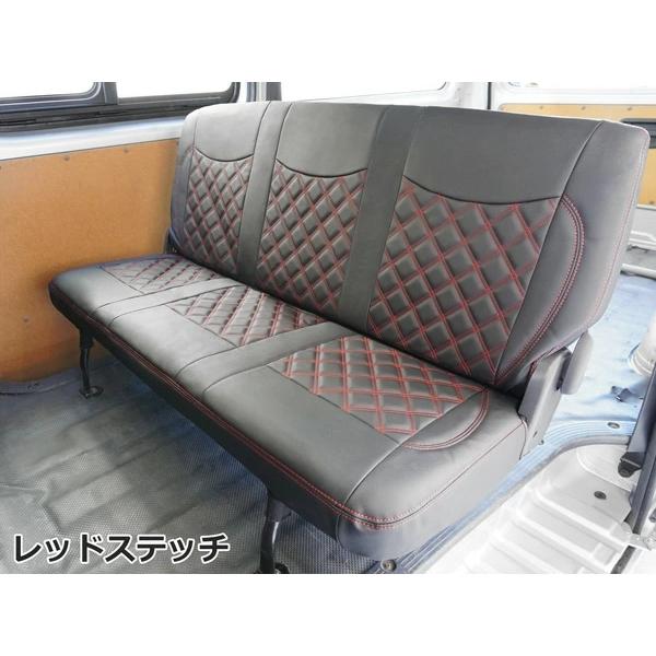 ハイエース シートカバー DX 200系 フロント セカンド レザー キルティング 1型 2型 3型 4型 ダイヤカット 運転席 助手席 後部座席 | ハイエース | 14