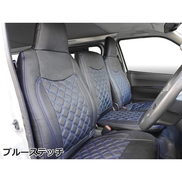 ハイエース シートカバー DX 200系 運転席 助手席 フロント レザー キルティング パンチング 1型 2型 3型 4型 5型 6型 7型 | ハイエース | 14