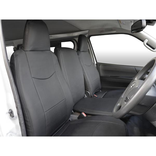ハイエース シートカバー DX 200系 パンチング レザー フロント 運転席